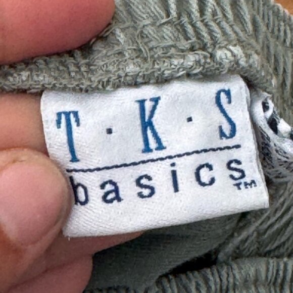 Kids Olive Green Elastic Waist Shorts - Picture 2 of 9